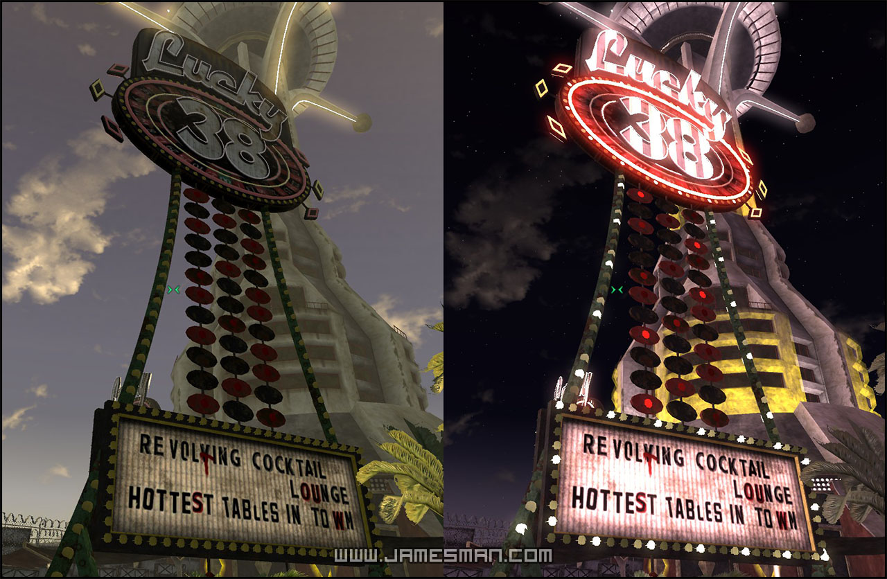 fallout new vegas neon sign