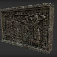 Catacombs Stone Relief