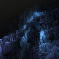 Shacks Peak - Frozen Waterfall
