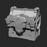 Gold Chest - Sculpt